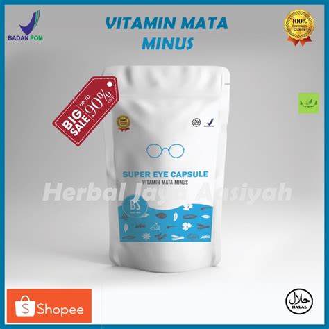 Jual Cod Kapsul Herbal Vitamin Mata Minus Super Eye Capsule By