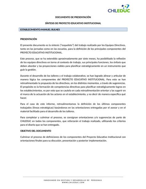 Pdf Documento De Presentaci N S Ntesis De Pdf Filele Monitoreo De