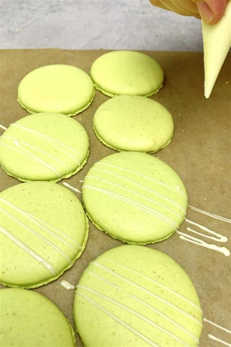 Pistachio Macaron Recipe Step By Step Spatula Desserts