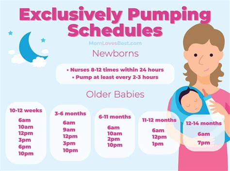 3 Breast Pumping Schedules Free Printable Sample Charts Artofit