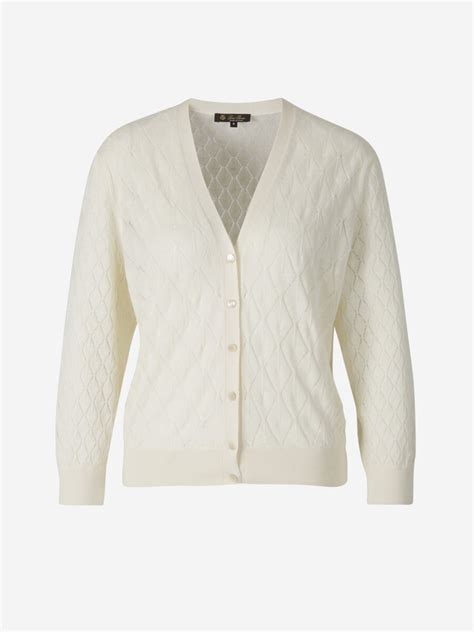 Buy Loro Piana Silk And Cashmere Cardigan Beix At Off Editorialist