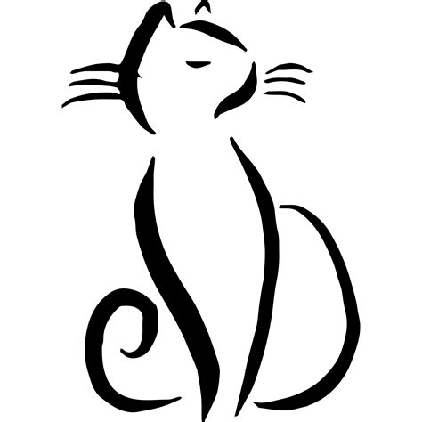 Cat Outline Svg Cat Svg Feline Svg Pet Svg Cat Cut Files Etsy | Images ...