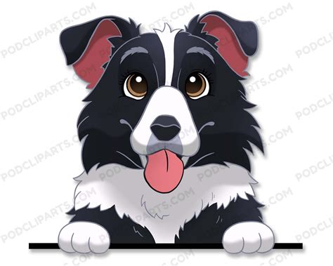 Border Collie Dog Clipart Dog Clipart Dog Graphics Dog Etsy Australia