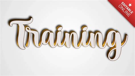 Training Text Effect Generator