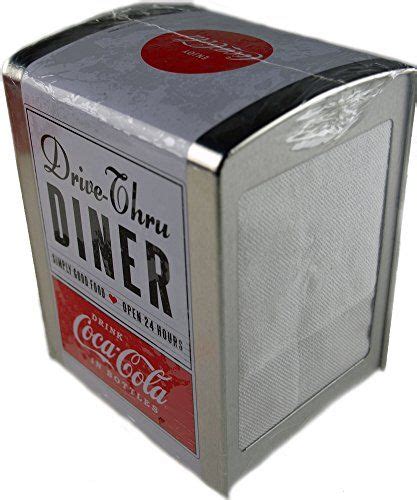 Coca Cola Napkin Retro Coke Drive Thru Diner Serviette Dispenser Coca