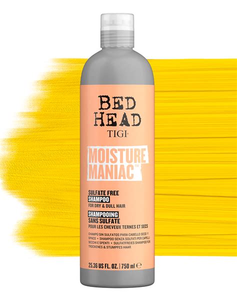 купить БЕССУЛЬФАТНЫЙ УВЛАЖНЯЮЩИЙ ШАМПУНЬ TIGI BED HEAD MOISTURE MANIAC