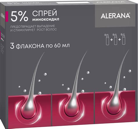 АЛЕРАНА спрей для наружного применения 5% флакон 60мл №3 — купить в ...
