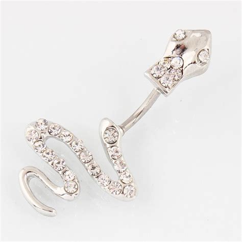 De Descuento Anillo De Ombligo De Serpiente Piercing Corporal