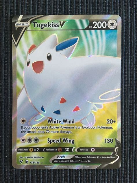 Pokemon Togekiss V Fullart Vivid Voltage En Mint Kaufen Auf Ricardo