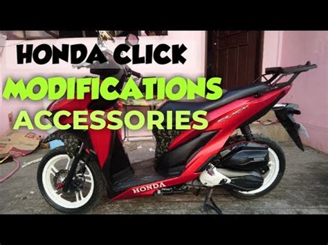 HONDA CLICK MODIFICATION AND ACCESSORIES YouTube