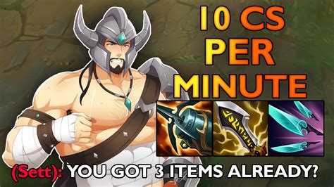 10 Cs Per Minute Tryndamere Youtube