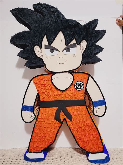 Goku Pinata Dragon Ball Z Happy Birthday Etsy Uk