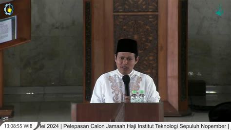 Live Pelepasan Calon Jamaah Haji Its Tahun H Masjid