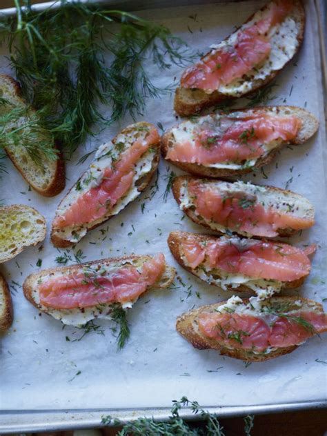 David Tanis Smoked Salmon Toasts Recipessmoked Salmon Toasts With