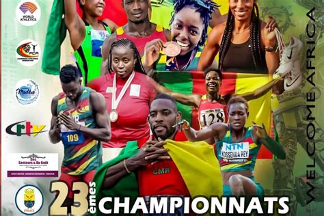 La Team Cameroun R Colte M Dailles Aux Championnats D Afrique D