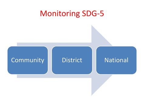 Assessing Progress Towards Sdg 5 From National To Community Levels