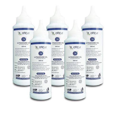 Otica Ultrasound Gel For Usg Ecg Eeg Sonography And Physio Ml Blue