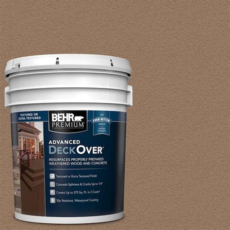 BEHR Premium Advanced DeckOver 5 Gal PFC 19 Pyramid Textured Solid