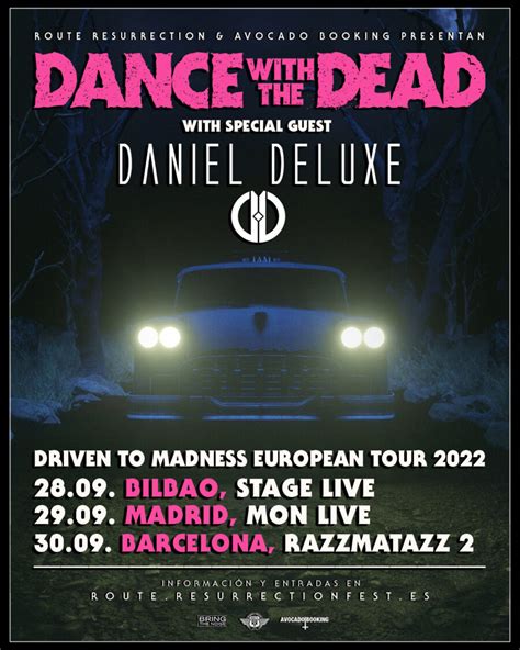 Nueva Gira Route Resurrection Dance With The Dead Visitar N Espa A Por