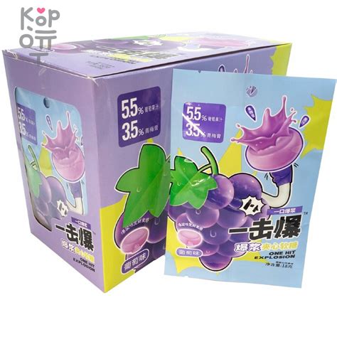Жевательные конфеты One Hit Explosion Fruit Jelly с натуральным соком и ...