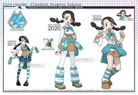 Candice Redesign Pokemon Gym Leaders Pokemon Clothes Cute Pokemon