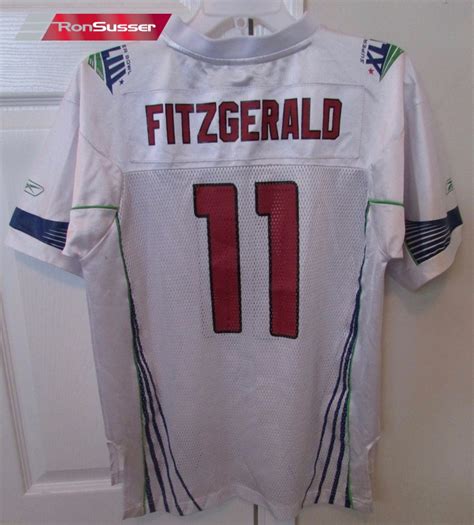 NFL Arizona Cardinals Larry Fitzgerald #11 Super Bowl XLIII Jersey by ...