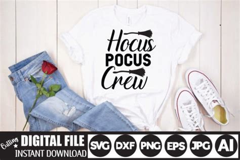 Hocus Pocus Crew Svg Cut File Gráfico por mdesignhouse43 Creative Fabrica