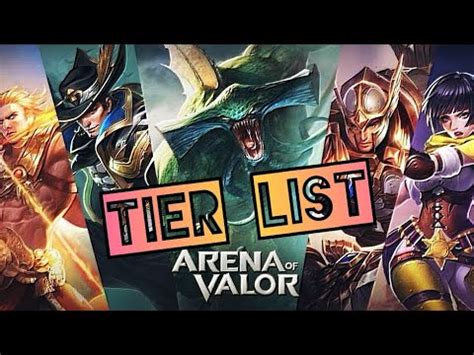 Heróis mais fortes do meta atual Arena Of Valor Aov YouTube