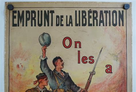 1918 Cartel De Propaganda De La Primera Guerra Francesa Para Etsy España