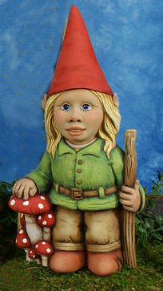 Tallula Girl Gnome, Female Garden Gnomes, Ceramics to Paint | Girl ...