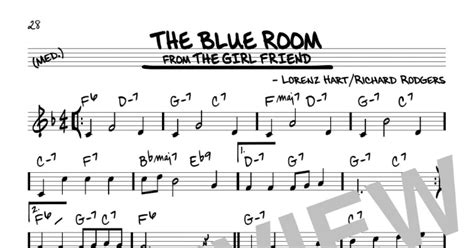 The Blue Room (Real Book – Melody & Chords) - Print Sheet Music Now