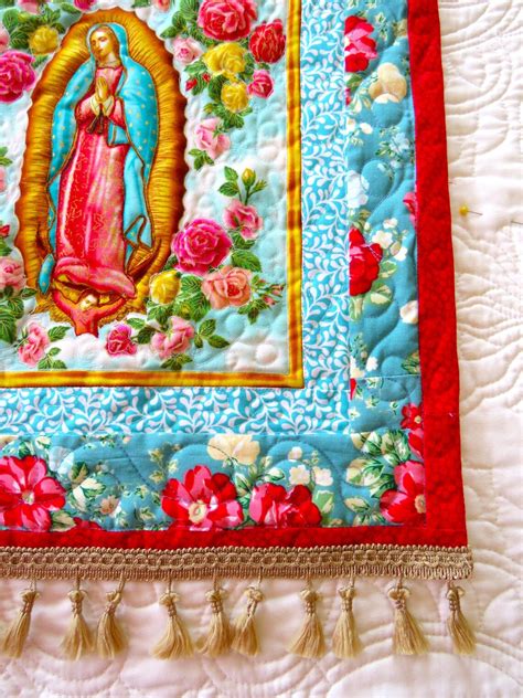 Our Lady Of Guadalupe Quilted Wall Hanging Virgen De Etsy