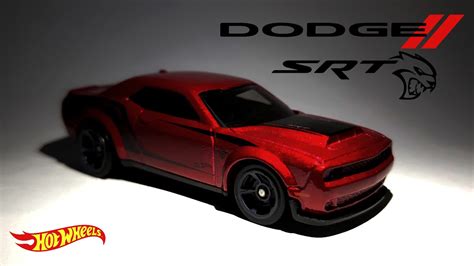 Hot Wheels Dodge Challenger Srt Demon Unboxing Youtube