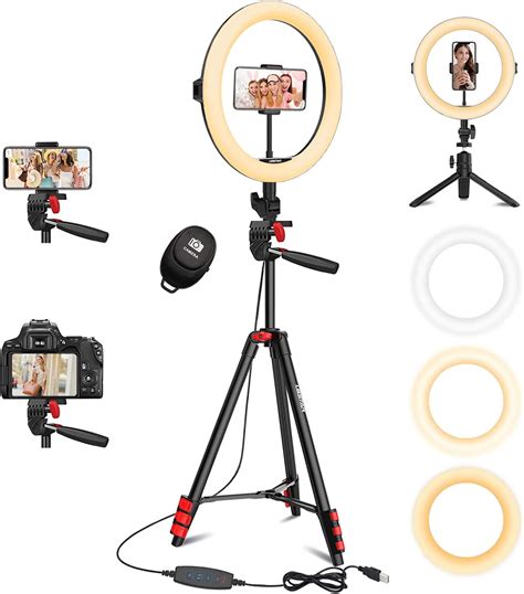 12 Ring Light With Stand L8star Selfie Led Ring Light With 52