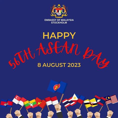 Selamat Hari Asean Ke 56 Happy 56th Asean Day News From Mission