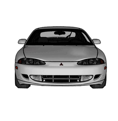 Stl File Mitsubishi Eclipse Gsx 🚗・model To Download And 3d Print・cults