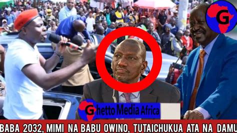 Wewe Ni Takataka See How Ghetto President Steals The Show In Kajiado