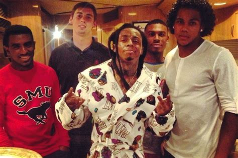 PHOTO: Deion Sanders Jr., SMU teammates with Lil Wayne - CBSSports.com