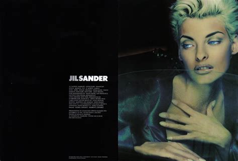 Jil Sander Fall 1991 Nick Knight Linda Evangelista