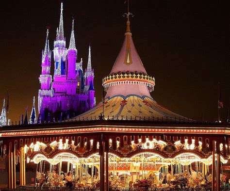 Cinderellas Golden Carousel In Fantasyland Disney World Magic