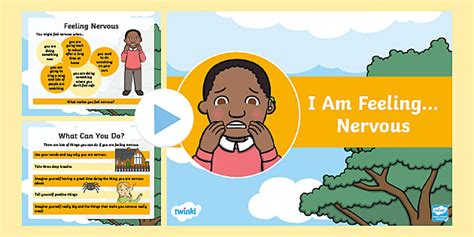 Eyfs I Am Feeling… Nervous Powerpoint Twinkl