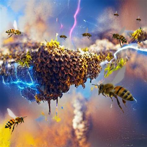 Ai Rendering Bees And Electric Image Eurekalert Science News Releases