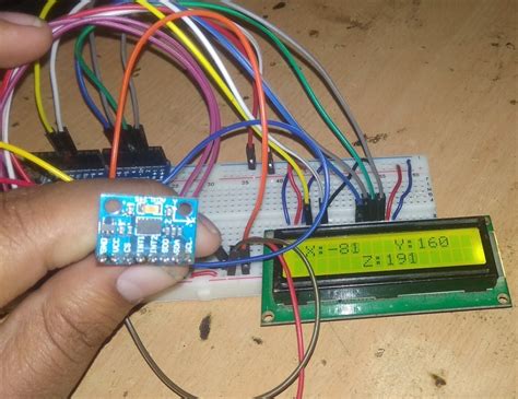 Arduino ADXL345 Accelerometer Interfacing With Processing