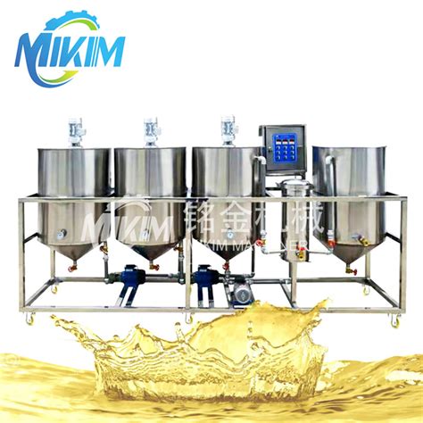 Sunflower Oil Refining Processing Machine Coconut Peanuts Seed Oil