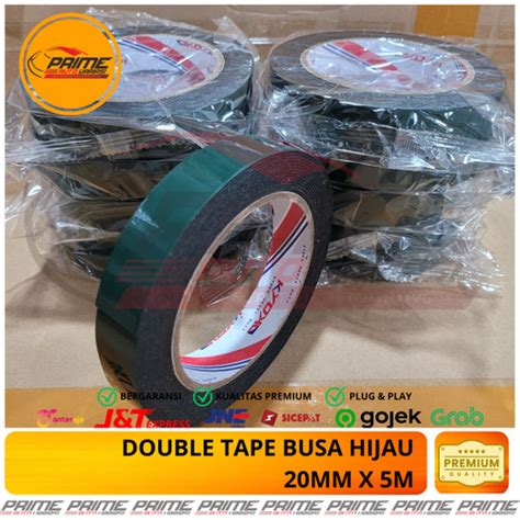 Jual Double Tape Lem Bb Bolak Balik Tape Hijau Mm M Bd