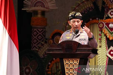 Kapolri Kukuhkan Bankamda Dan Sipandu Beradat Jaga Adat Bali Antara News