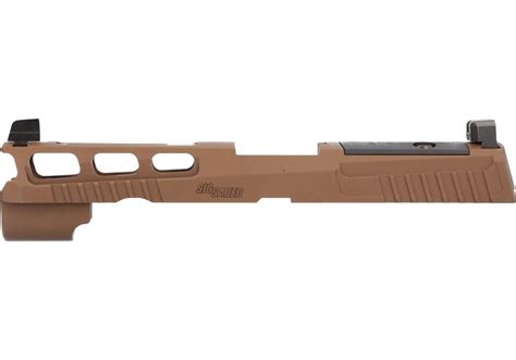 P320 PRO CUT FULL SIZE 9MM 4 7 SLIDE ASSEMBLY OPTIC READY COYOTE BROWN