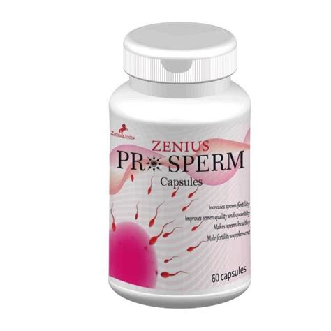 Zenius Pro Sperm Capsules For Sperm Count Increase Medicine Uses