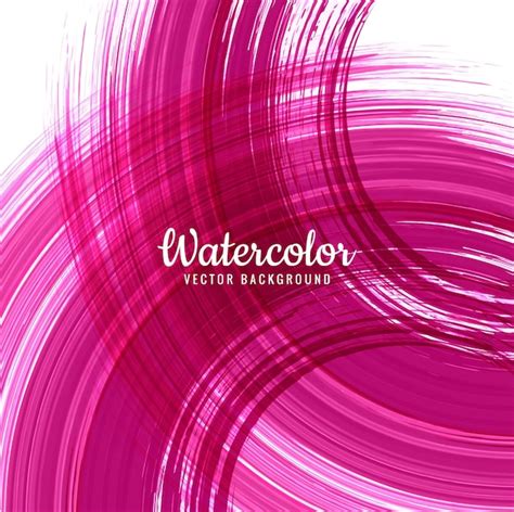 Free Vector Abstract Pink Watercolor Stroke Background