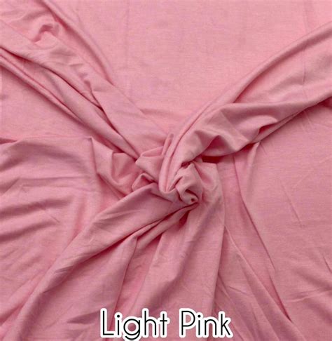 Solid Light Pink Modal Purpleseamstress Fabric